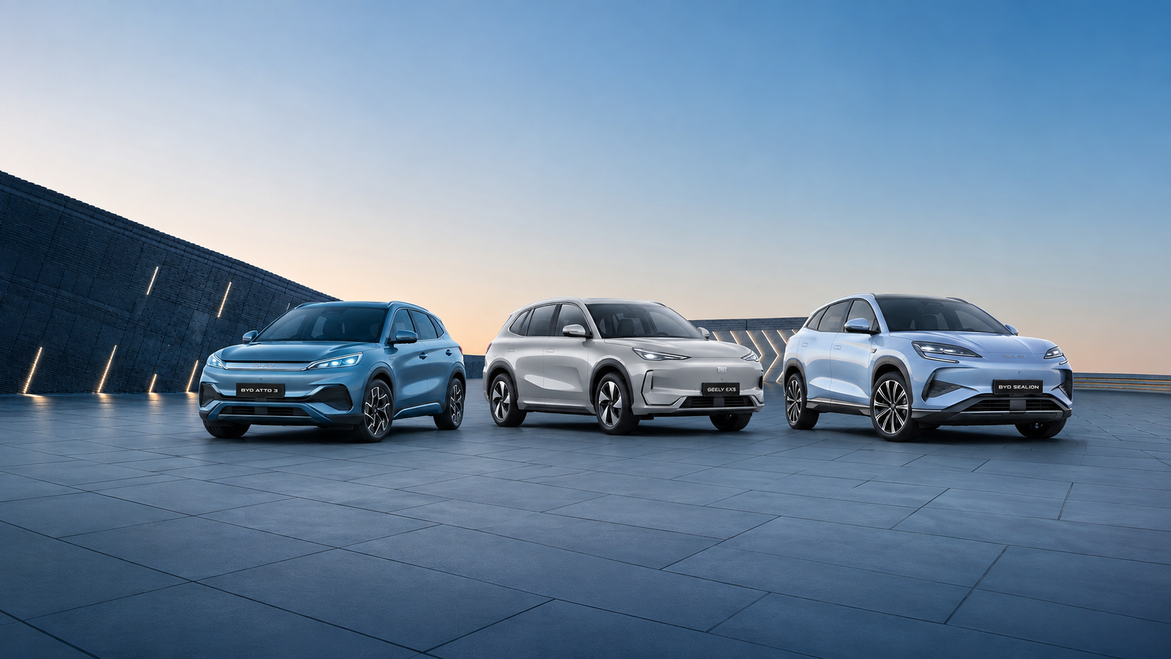 BYD electric SUV lineup